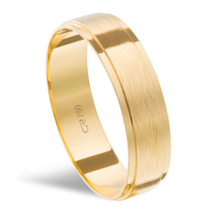 ALIANÇA OURO 18K TRABALHADA - 5MM - PM 2,80G - 13513 - comprar online