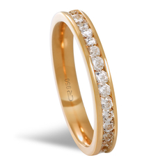 APARADOR PRATA FOLHEADA AU18K CRAVEJADA C/ ZIRCONIAS BRANCA - 2,70MM - 5305 - comprar online