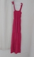 Vestido Longo Viscolinho Alça Amaração Pink - comprar online