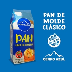 Pan de Molde Clasico 450GR SIN TACC CERRO AZUL