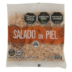 Maní king SALADO CRISTAL PELADO sin TACC 350gr - comprar online