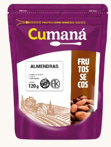 Almendras cumana sin tacc 120gr