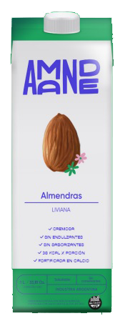 LECHE DE ALMENDRAS AMANDE LIVIANA (verde) 1 L