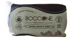 Galleta Boccone vegana avena, cacao y maní 150GR