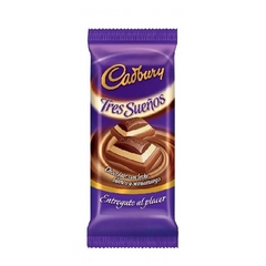 Chocolate Cadbury tres sueños grande 82gr