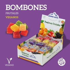 BOMBONES FRUTALES VEGANOS 45UND SIN TACC CERRO AZUL