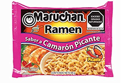 Fideos Maruchan Ramen sabor camarón picante 85gr