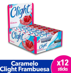 Caramelos clight frambuesa caja x12 unid