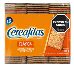 Galletas cerealitas clásicas x 3 unid 636gr