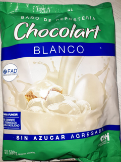 Chocolart hojuelas blanco sin azúcar 500 gr.