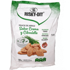 Snack Risky Dit CREMA y CIBOULETTE x 50 g.