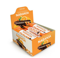 Drimer CAJA barra de chocolate con naranja x 10 unid