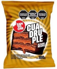 Fantoche Alfajor cuadruple NEGRO 100gr