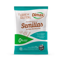 Dimax Bizcochitos salados semillas bolsa 75gr - comprar online