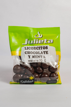 Licorcitos de chocolate y menta 70gr