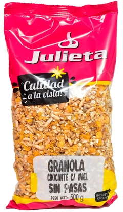 Granola con miel SIN PASAS 500gr - comprar online