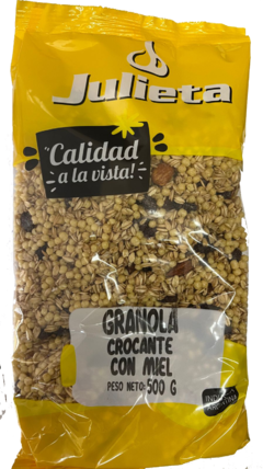 Granola con miel crocante y Quinoa pop 500gr