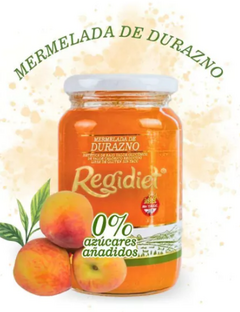 Regidiet mermelada de durazno sin azúcar 400gr