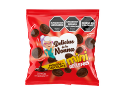 Delicias de la Nonna MINI Galletas rellenas mousse chocolate 160gr