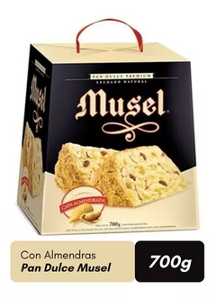 Musel Pan Dulce con Almendras y Capa Almendrada 700g