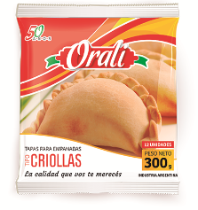 Orali tapas empanadas Criolllas 300gr FRESCAS