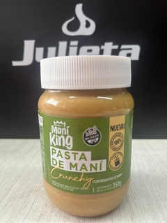 NUEVA Pasta de mani CRUNCHY MANI KING 350gr