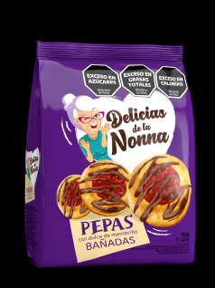 Delicias de la Nonna Pepas de membrillo bañadas 320gr