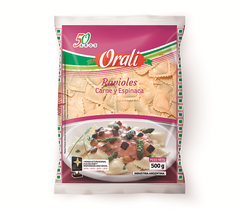 Orali Ravioles de Carne y Espinaca 500gr