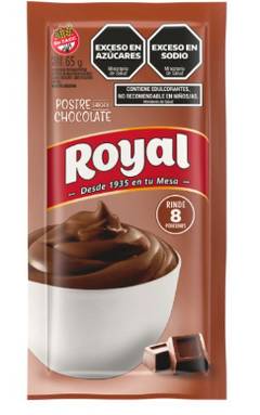 Postre royal sabor chocolate 65gr