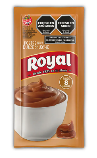 Postre royal sabor dulce de leche 75gr