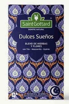 Té Saint Gottard Dulces Sueños (con tilo, manzanilla y cedrón) 20saq