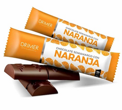 Drimer barra de chocolate con NARANJA 30gr