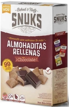 Snucks Almohaditas de chocolate negro 240gr - comprar online