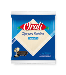 Orali tapas para copetin de hojaldre 190gr CONGELADO