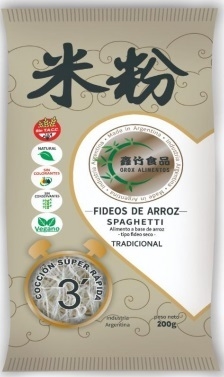 FIDEOS DE ARROZ OROX SPAGHETTI TRADICIONAL 200gr - comprar online