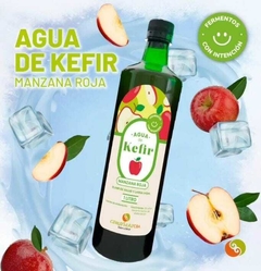 Agua de Kefir Manzana Roja x 1 L