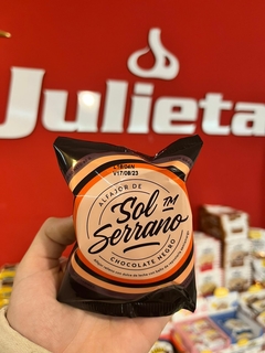 Alfajor Sol Serrano Dulce de leche con baño de chocolate 40gr