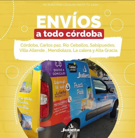 Envíos a todo Córdoba 