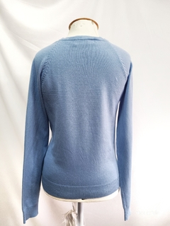 Malha Zara Knit Azul Claro - comprar online