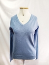 Malha Zara Knit Azul Claro