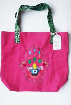 Sacola Hamsa Pink