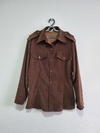 Camisa Suede Marrom