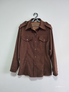 Camisa Suede Marrom