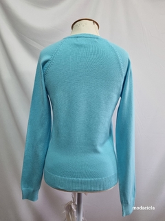 Malha Zara Knit Turquesa - comprar online