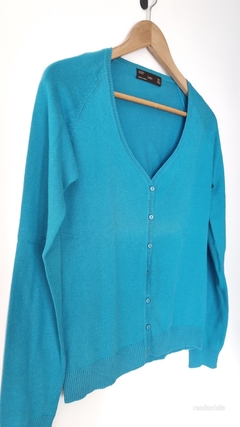 Cardigan Zara Azul - comprar online