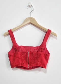 Cropped Vermelho Bluesteel - comprar online