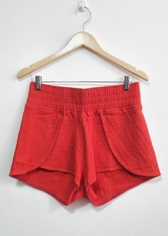 Short Vermelho Paded