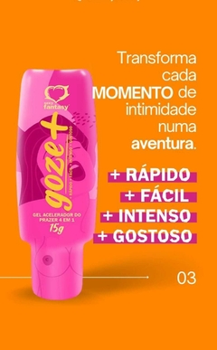 Goze + Facilitador de Orgasmo 4em1 - 15g