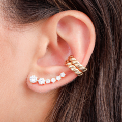 EAR CUFF ZIRCÔNIAS - comprar online