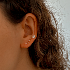 Brinco Ear Cuff Ponto de Luz